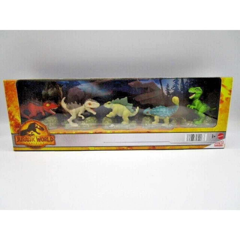 Mattel Jurassic Park World Dominion Micro Dinosaur 5 Figure Collection Kids Toys
